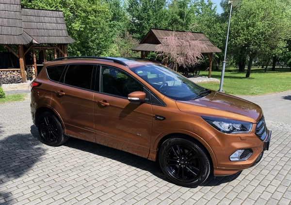 Ford Kuga cena 99900 przebieg: 89000, rok produkcji 2018 z Tolkmicko małe 781